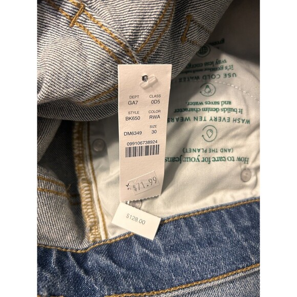 New J. Crew Demi Boot Crop Denim Jeans Women’s Size 30 Whiskered Medium Wash - Picture 5 of 8